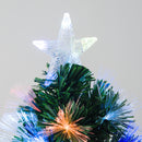 Albero di Natale Artificiale 120 cm in PVC 130 LED Verde 