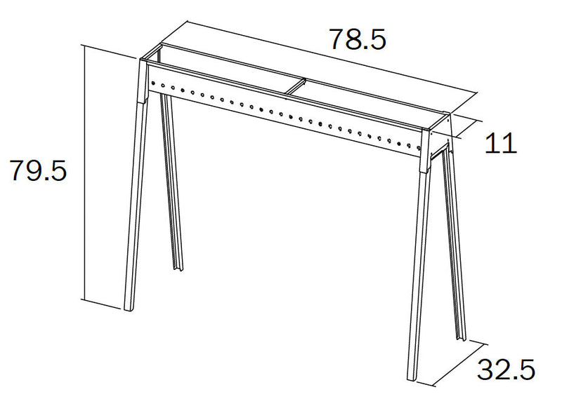 Cuoci Arrosticini a Carbone 78,5 cm Lisa Luxury Torino 80