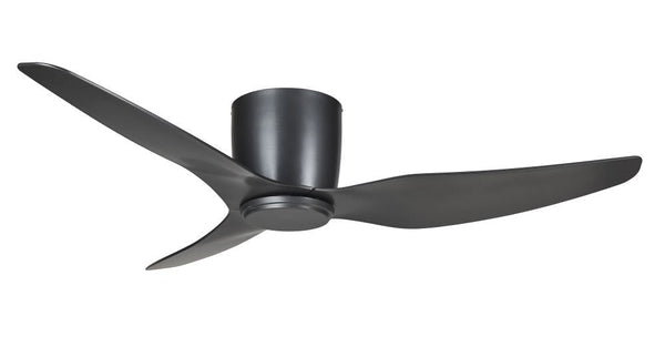 Ventilatore da Soffitto con 3 Pale in Abs Ø127 cm 3 Velocità Martec Flush Nero sconto