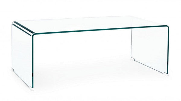 Tavolino Iride Rettangolare con Vetro 120x60 in Vetro prezzo