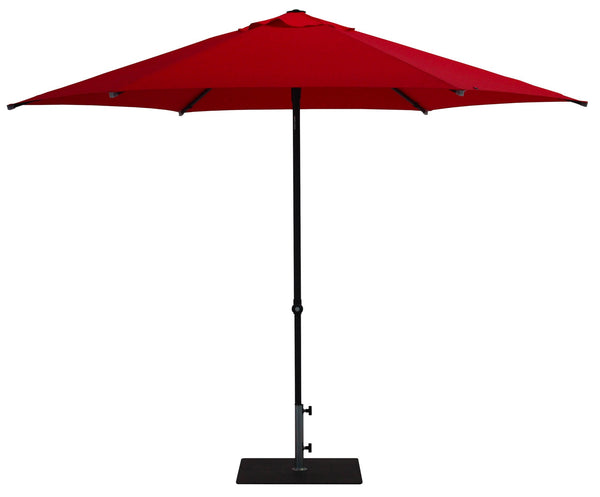 Ombrellone da Giardino Ø3 m Palo Ø38 mm in Alluminio Tessuto Poliestere Trend Rosso prezzo