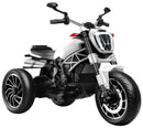 Moto Elettrica per Bambini 6V 3 Ruote Kidfun Bianca