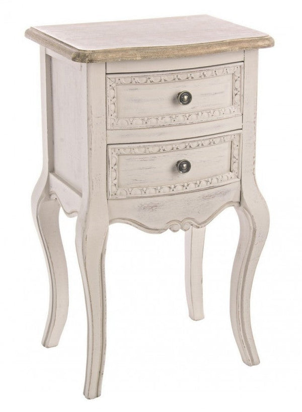 online Comodino 2 Cassetti Clarisse in Legno