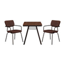 Set 4 Sedie 51x60x81,5 cm in Similpelle Industrial Marrone