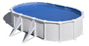 Piscina Ovale Fuori Terra 500x300xh132 cm in Acciaio e PVC Gre Atlantis