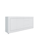 Madia 3 Ante e 3 Cassetti 200x40x83,5 cm Elios Bianco Lucido      