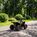Quad Elettrico per Bambini 18-48 Mesi 6 V 2 km/h 67x38,5x43 cm con Marce Avanti Portata 25 kg in PP e Acciaio Nero      