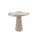 Tavolino Ø 46x47,5 cm Alka in Metallo Beige