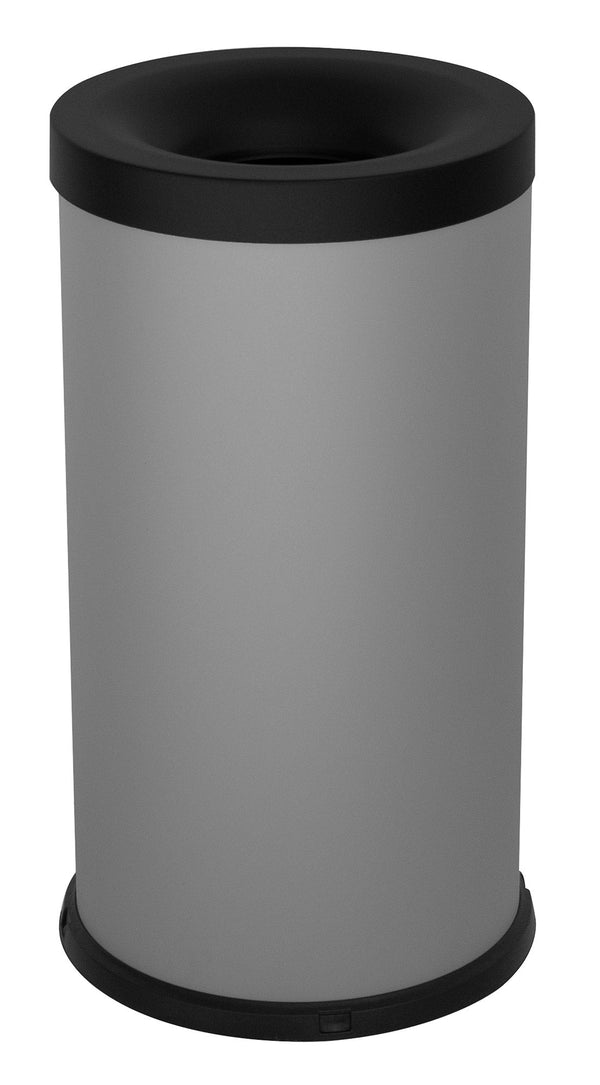 Pattumiera Gettacarte Ø31xh72 cm Autoestinguente In Acciaio Verniciato Grigio prezzo