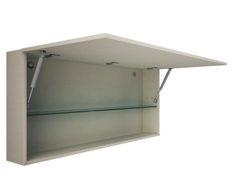 Specchiera 1 Anta in Melaminico 100x18x50cm TFT Bali Corda Specchio