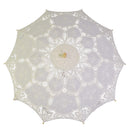 Ombrello Parasole in Pizzo crema cm Ø85x67