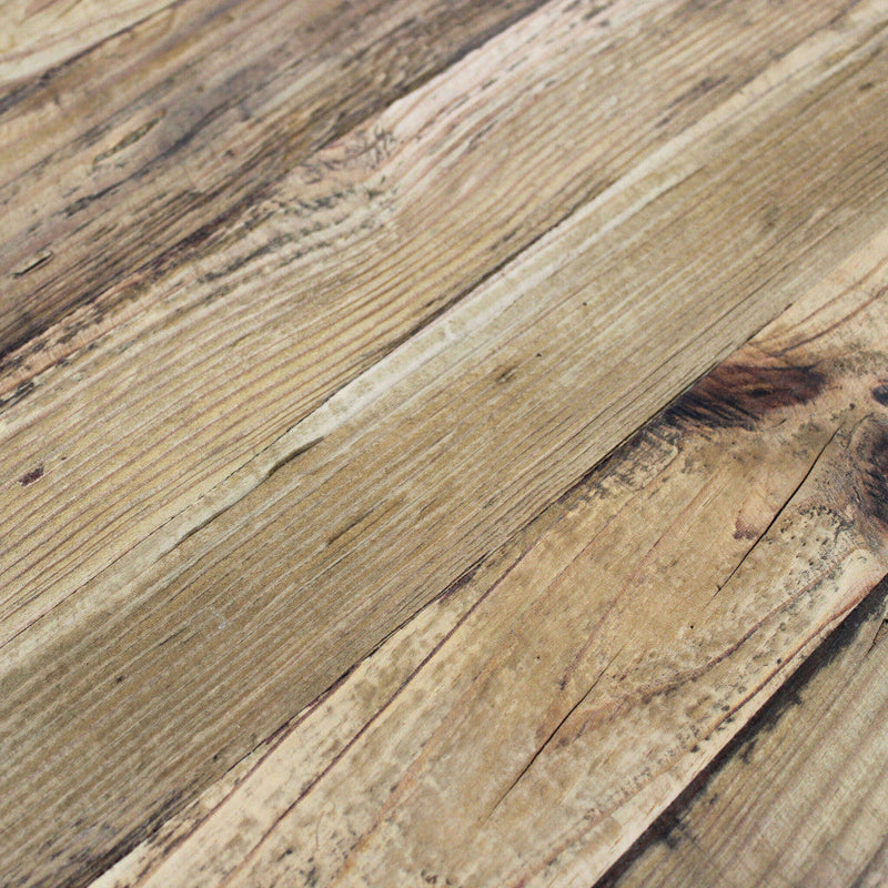 Comodino Fabian 55x45x62 h cm in Pino riciclato Marrone