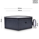 Vasca Idromassaggio Piscina Spa Semirigida Ottavia 4 Adulti 2 Bambini 1000 L 193x193x70 cm in PVC Grigio 