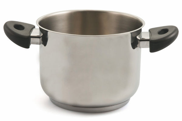 prezzo Pentola Antiaderente in Acciaio Inox Ø22cm Triplo Fondo 2 Manici Soriani Mia