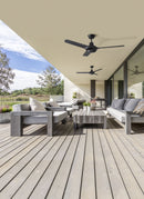 Ventilatore da Soffitto 3 Pale in Abs Ø125 cm 3 Velocità Martec Cruise Nero