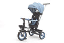Passeggino Triciclo per Bambini 1-3 Anni Trico Luxury Gold 7 Modalità di Guida Blu