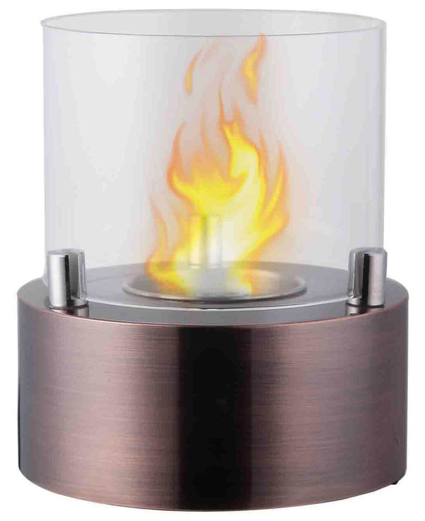 Camino a Bioetanolo da Tavolo Ø13x15,8 cm Vannini Giotto Candle Moka acquista