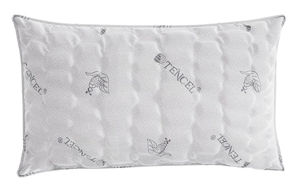 online Guanciale 45x75 cm in Memory Foam Tencel Grigio Chiaro