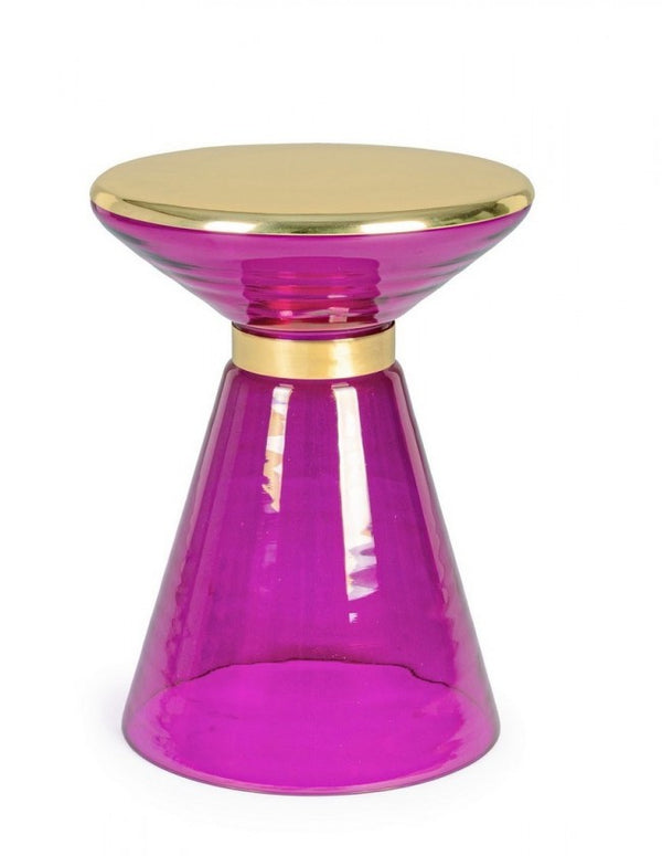 acquista Tavolino Meriel con Vetro Lilac D36 in Vetro