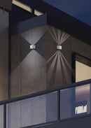 Applique da Esterno a LED in Plastica Bianco Opaco