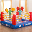 Ring Boxe Gonfiabile per Bambini 226x226x110 cm con Guantoni ad Aria Intex Jump-O-Lene 48250