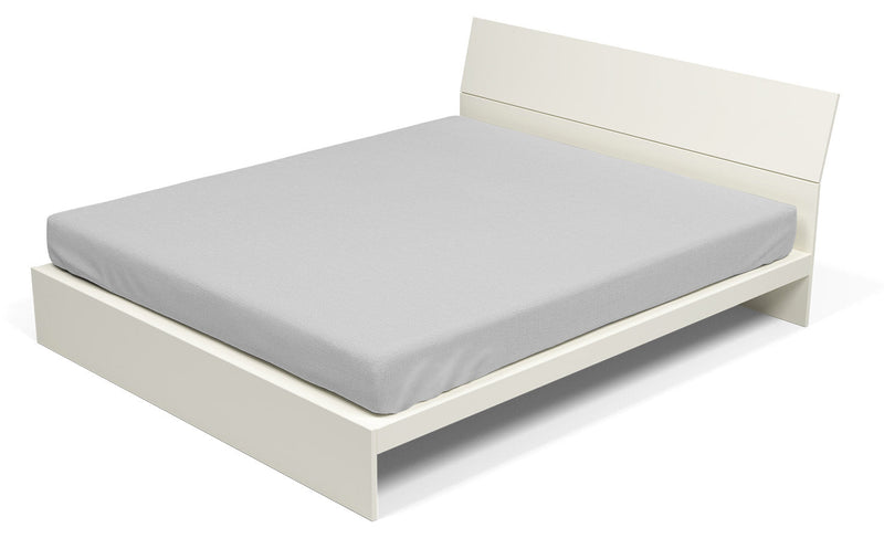 Lenzuolo Sotto con Angoli ed Elastico Tinta Unita Grigio Chiaro