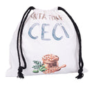 Sacchetto Ceci 25x25 cm in Cotone VdE Tivoli 1996 Le Travisate Bianco