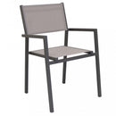 Poltrona Avana Impilabile 55x57x85 h cm in Textilene Taupe