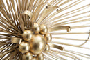Pannello Flower Stick 58,5x7,5x55 cm in Ferro Oro