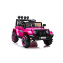 Macchina Elettrica per Bambini Fuoristrada Adventure 12V con Telecomando Fucsia