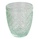 Set 6 Bicchieri Acqua Castle Greenery in Vetro VdE Tivoli 1996 Verde