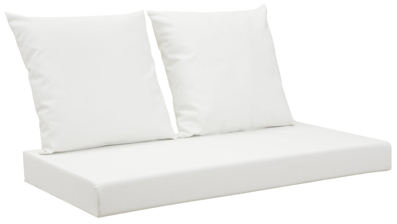 Cuscini per Pallet 120x80 cm Seduta e Schienale in Similpelle Mariotti Belem Bianco