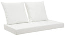 Cuscini per Pallet 120x80 cm Seduta e Schienale in Similpelle Mariotti Belem Bianco