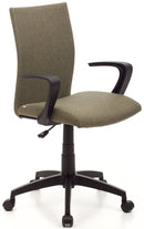 Sedia da Ufficio Operativa in Tessuto Milano Verde