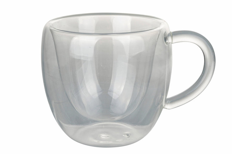 Set 4 Tazzine Caffè con Manico in Vetro Incamiciato 90 ml Villa d'Este Home Tivoli Moka