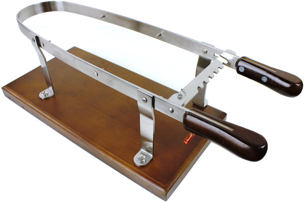 Porta Prosciutto in Acciaio Inox con Base in Legno Alexander acquista