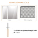 Gattaiola Ø30x4P cm per Vetro Rete e Porta Bianca