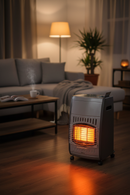 Stufa a Gas Gpl da Interno ad Infrarossi 4,2 kW Qlima GH3042R Infra Grigia