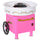 Macchina per Zucchero Filato 450W in Plastica Rosa
