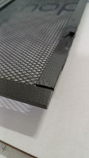 Parascintille per Camino in Ferro Verniciato 20+60+20 H50 Grigio Martellato Seconda Scelta