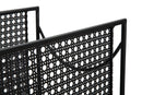 Porta Giornali Dark 37x22x30 cm in Ferro Nero