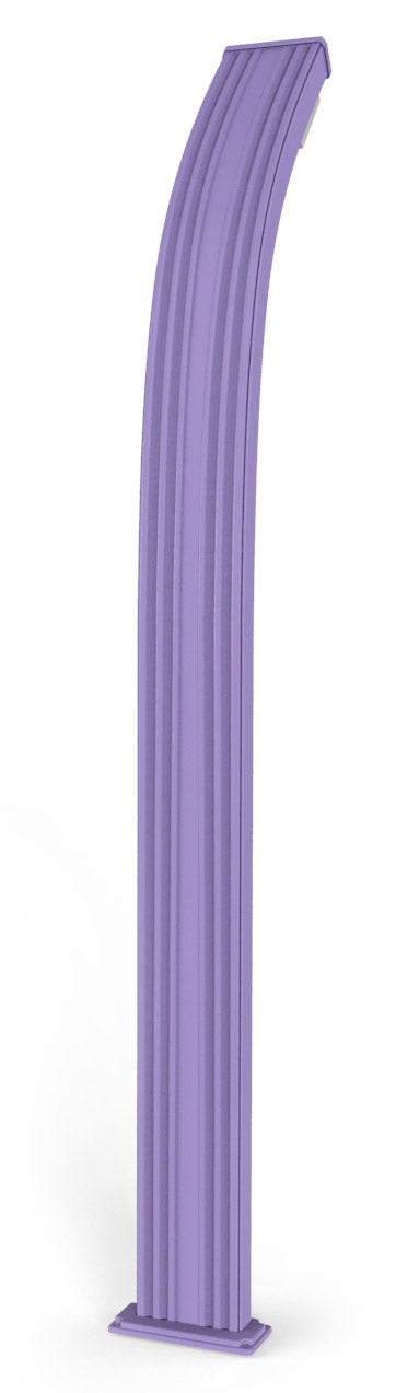 Doccia Solare da Esterno Giardino 30L Miscelatore Arkema Spring Viola