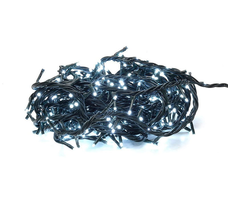 Luci di Natale 180 LED 9,16m Bianco Freddo da Interno