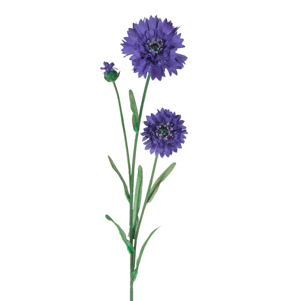 sconto Set 6 Fiordaliso Artificiali con Fiori Altezza 65 cm Blu