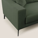 Divano 3 Posti 206x95x91 cm in Tessuto Verde