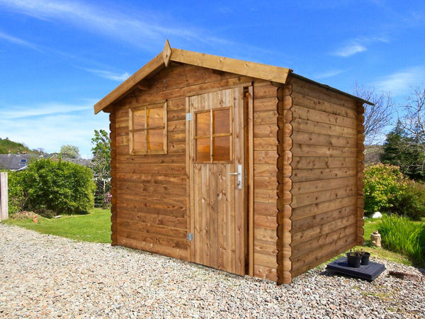 Casetta da Giardino con Porta e Finestra 260x200 cm in Legno Agata prezzo