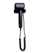 Asciugacapelli Professionale Compatto Vama PRO HAIR Motore Digitale Brushless 1500W con Base Murale Nero