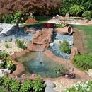 Laghetto Artificiale Roccia a Bordo Largo 265x160x52 cm 620 Litri