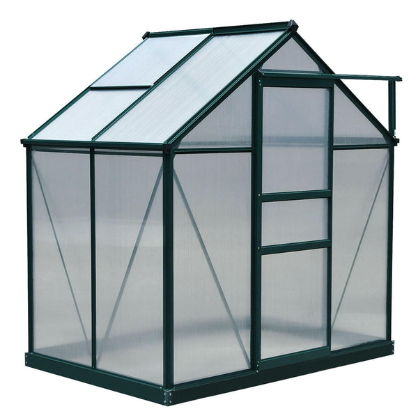 prezzo Serra da Giardino per Piante 190x132x201 cm in Policarbonato Anti UV Verde