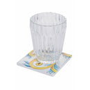 Set 6 Sottobicchieri 10x10x1 cm  in Ceramica VdE Tivoli 1996 Le Riggiole